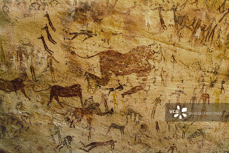 埃及，西部沙漠，吉勒夫盖比尔图片素材