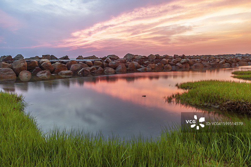 科德角海湾丹尼斯公司海滩图片素材