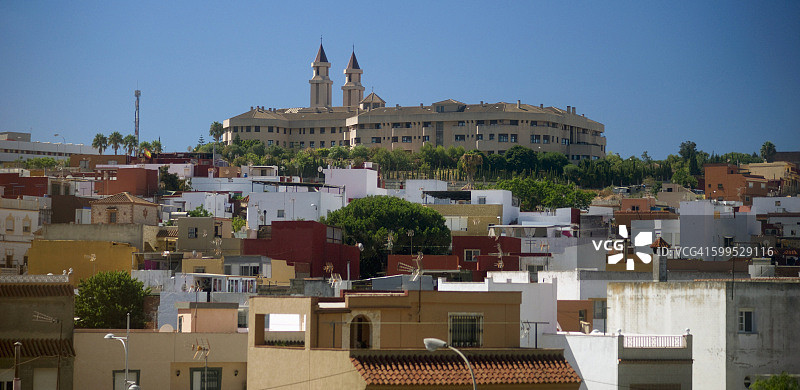 欧洲西班牙阿尔赫西拉斯城镇景观图片素材