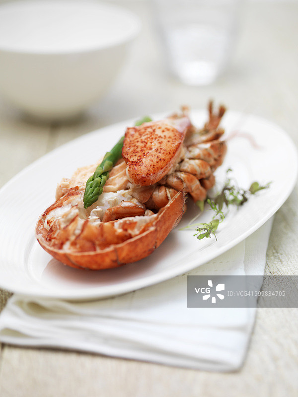 打扮过的加拿大龙虾图片素材