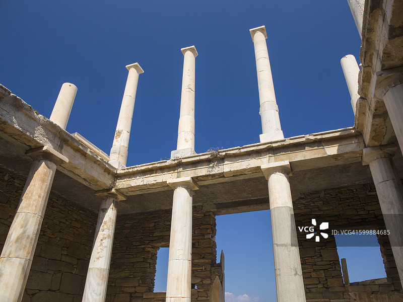 提洛岛的爱马仕之家图片素材