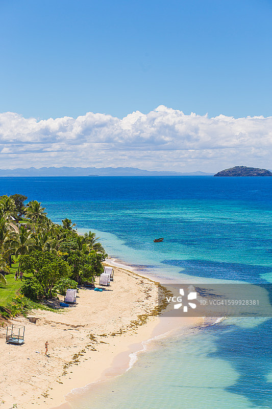 热带斐济岛图片素材