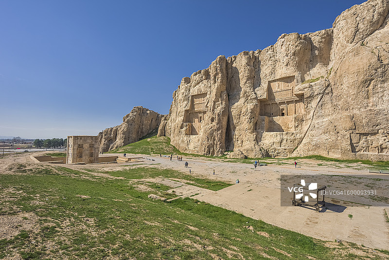 伊朗纳克什·鲁斯塔姆的国王陵墓图片素材