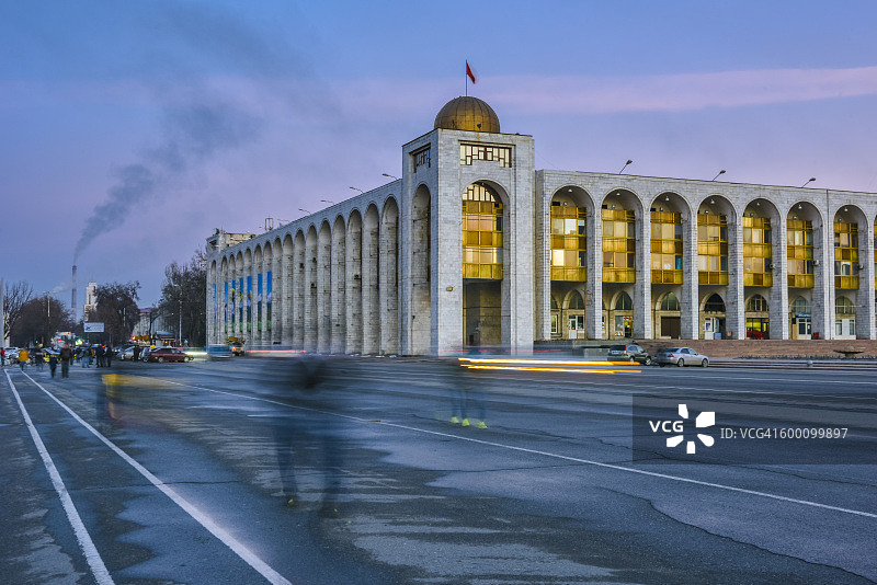 中亚吉尔吉斯斯坦比什凯克阿拉图广场图片素材
