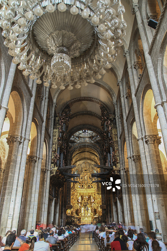 孔波斯特拉大教堂内部图片素材