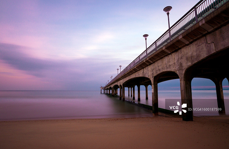伯恩茅斯码头图片素材