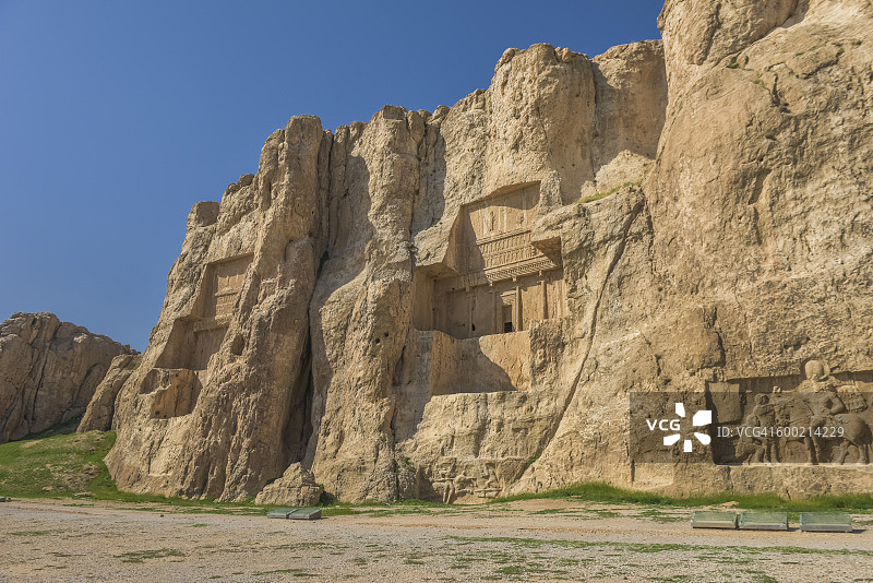 伊朗纳克什·鲁斯塔姆的国王陵墓图片素材