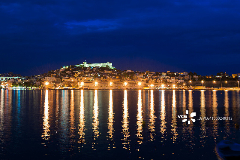 城市黄昏图片素材