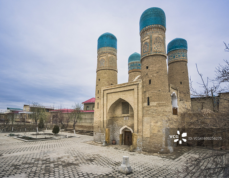 乌兹别克斯坦布哈拉查米纳清真寺图片素材