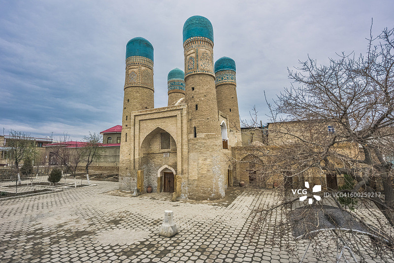乌兹别克斯坦布哈拉查米纳清真寺图片素材