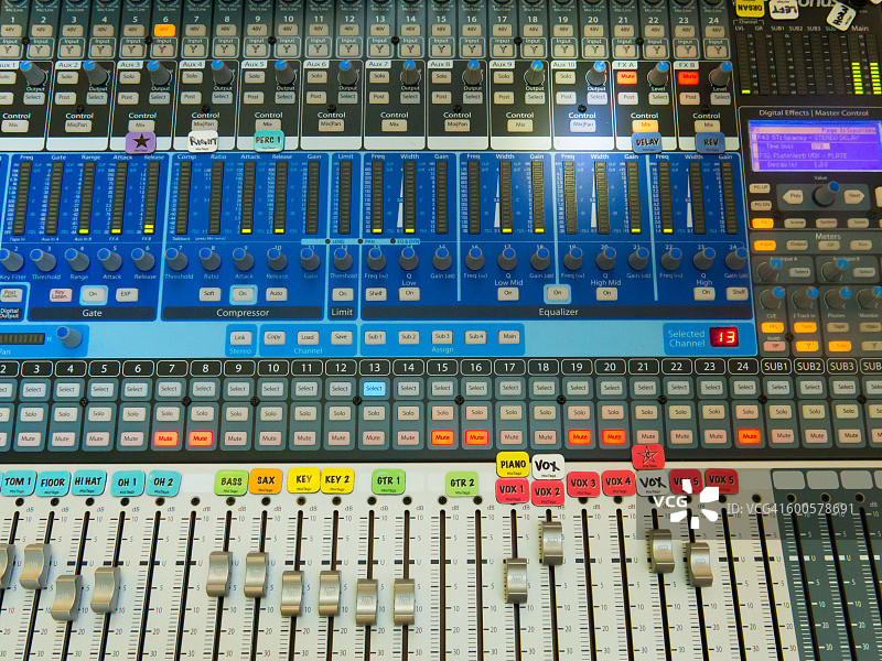 混音控制面板图片素材