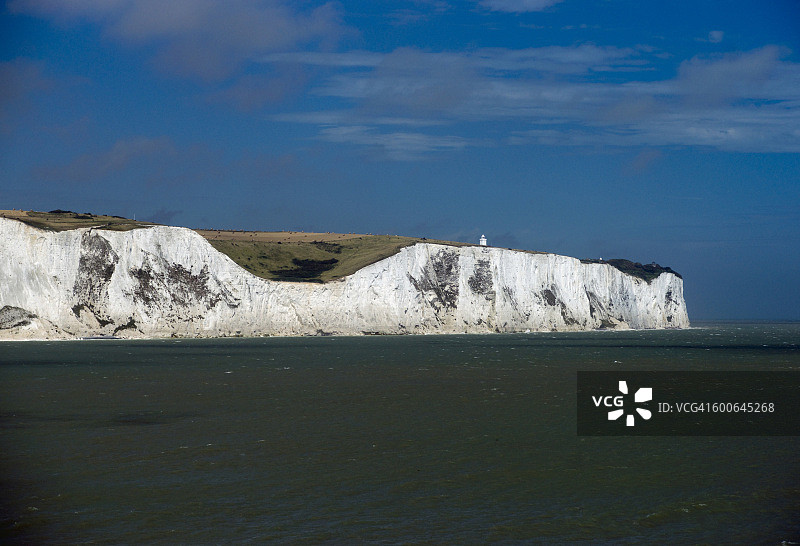 欧洲，英国，英格兰，肯特，多佛地区：多佛白色悬崖景观图片素材