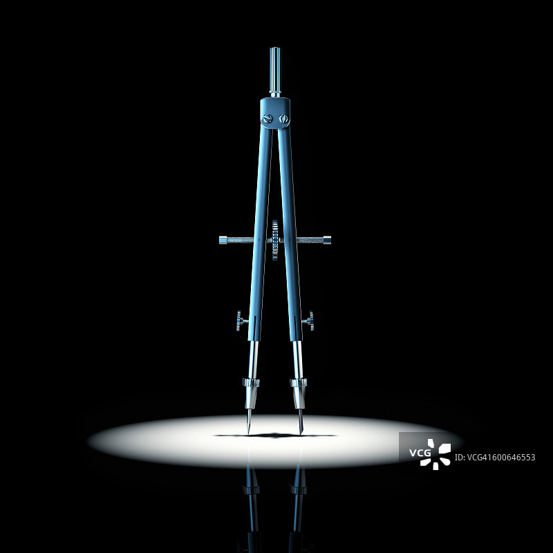 绘图圆规特写图片素材
