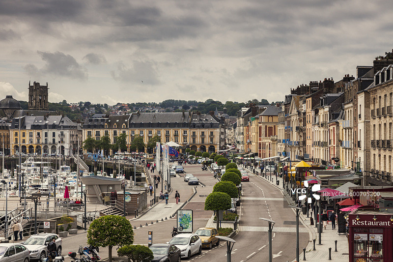 迪耶普游艇港图片素材