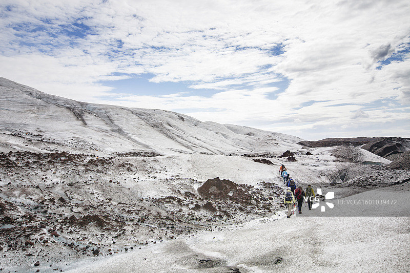 冰岛的冰川图片素材