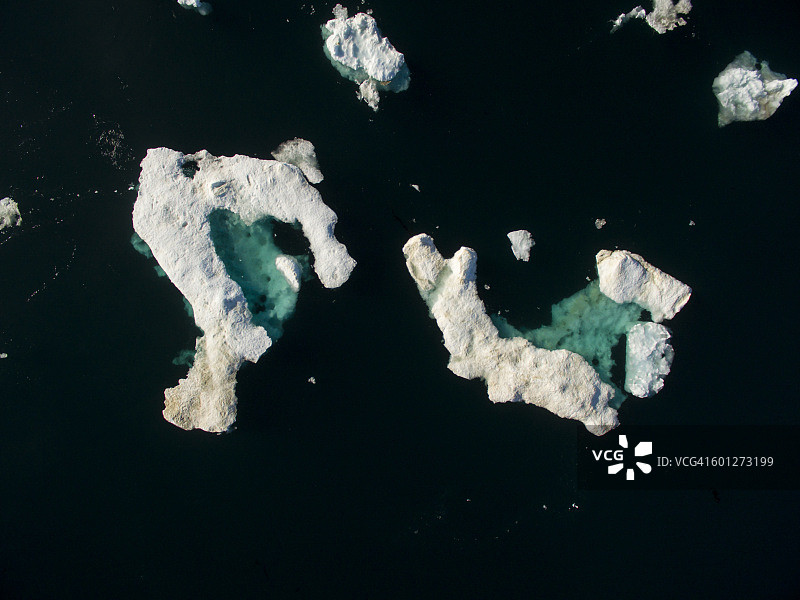 加拿大努纳武特瓦格湾海冰图片素材