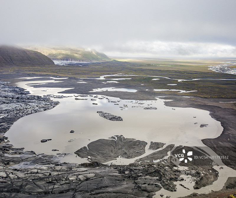 冰岛的冰川图片素材