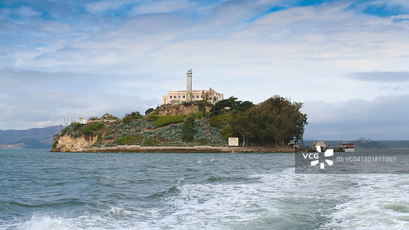 美国加利福尼亚州旧金山恶魔岛图片素材