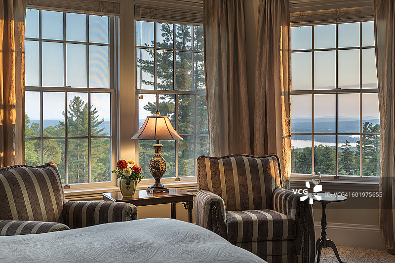 日落的观点图片素材