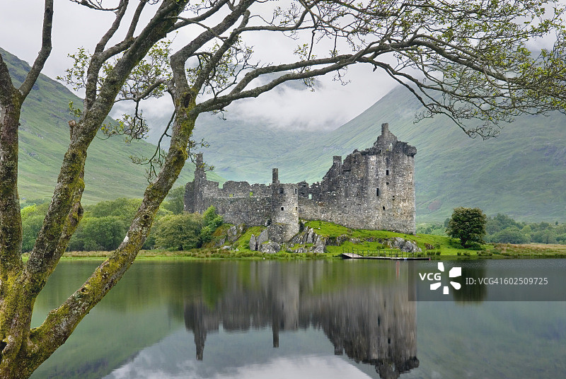 苏格兰基尔丘恩城堡图片素材