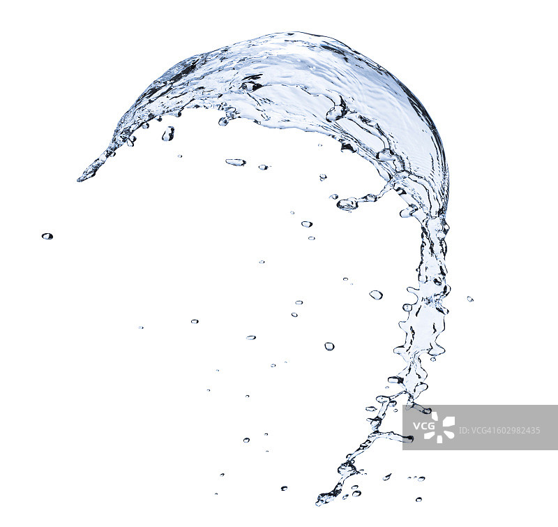 水花飞溅特写图片素材
