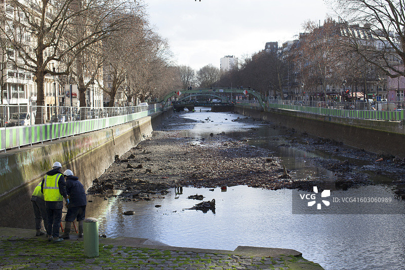 圣马丁运河排水图片素材