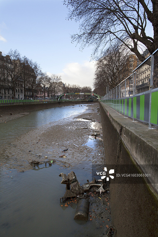圣马丁运河排水图片素材