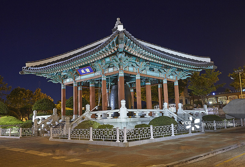 龙头山公园的佩家亭图片素材