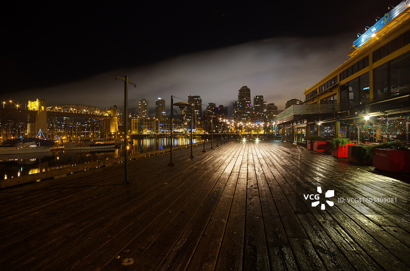 格兰维尔岛夜景图片素材