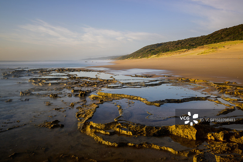 iSimangaliso湿地公园的VMaputaland海岸线图片素材