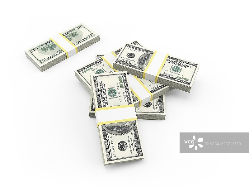美元票据，插图图片素材