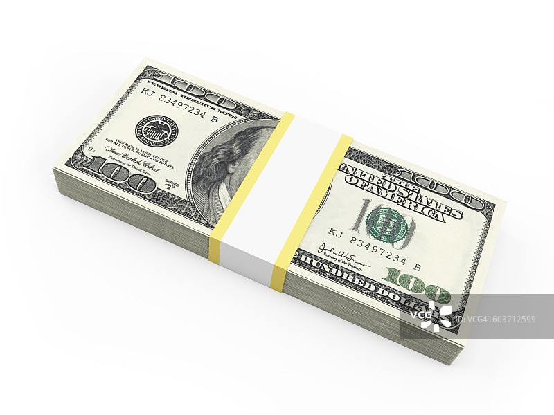 美元票据，插图图片素材