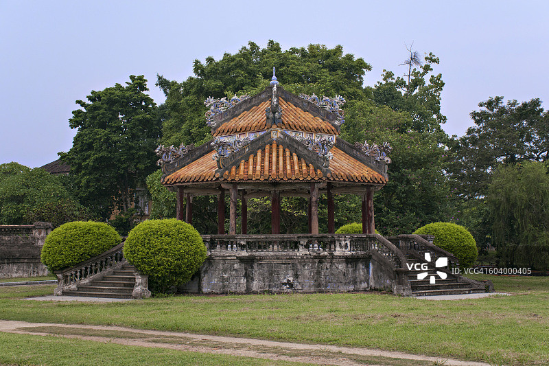 紫禁城地面的凉亭图片素材