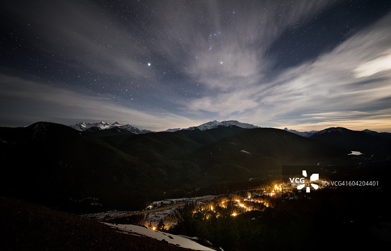 曼宁公园夜景图片素材
