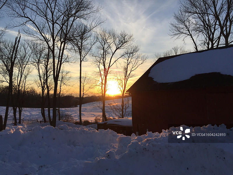 极端天气-暴风雪图片素材