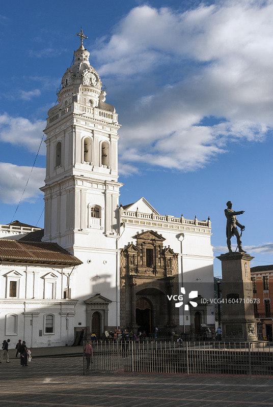 基多，圣多明各教堂图片素材
