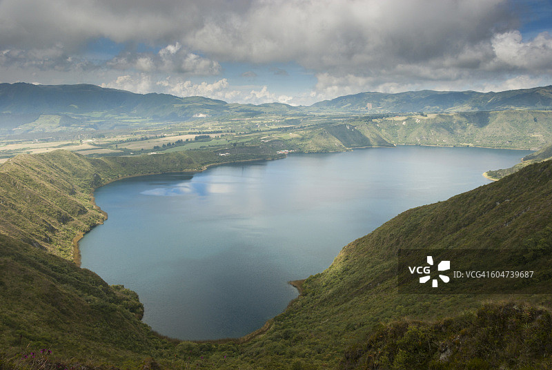 拉古纳奎科查湖图片素材