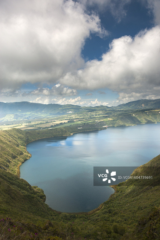 拉古纳奎科查湖图片素材