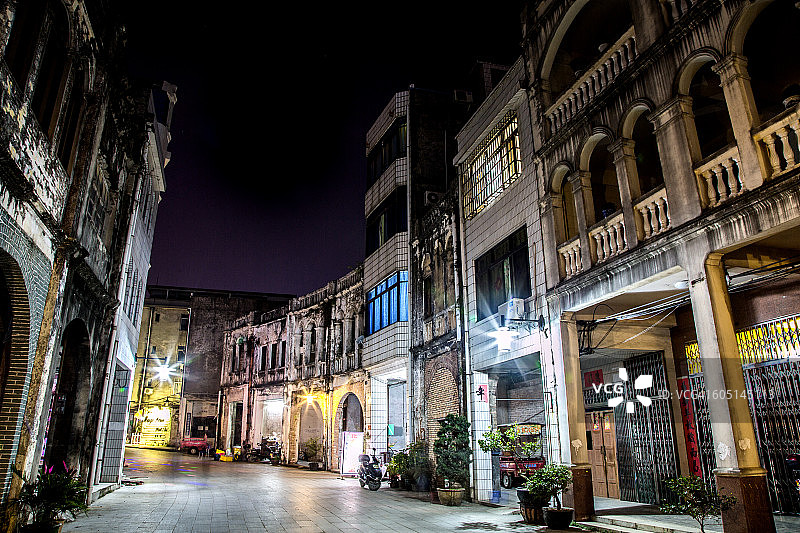 广西北海历史悠久的古镇图片素材