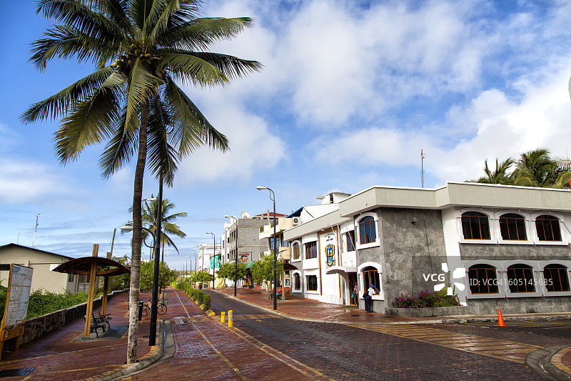 查尔斯·达尔文大街，阿约拉港图片素材