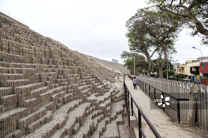 秘鲁利马米拉弗洛雷斯普克亚纳遗址图片素材