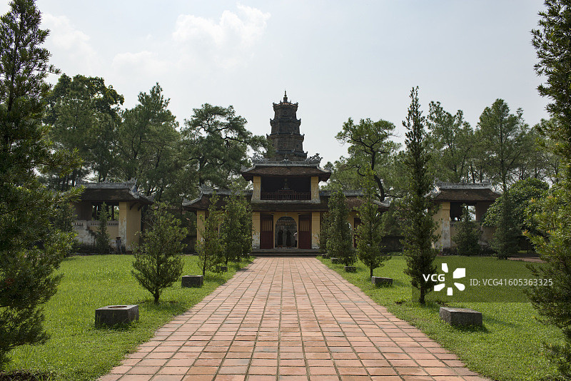 天姥寺的走道图片素材