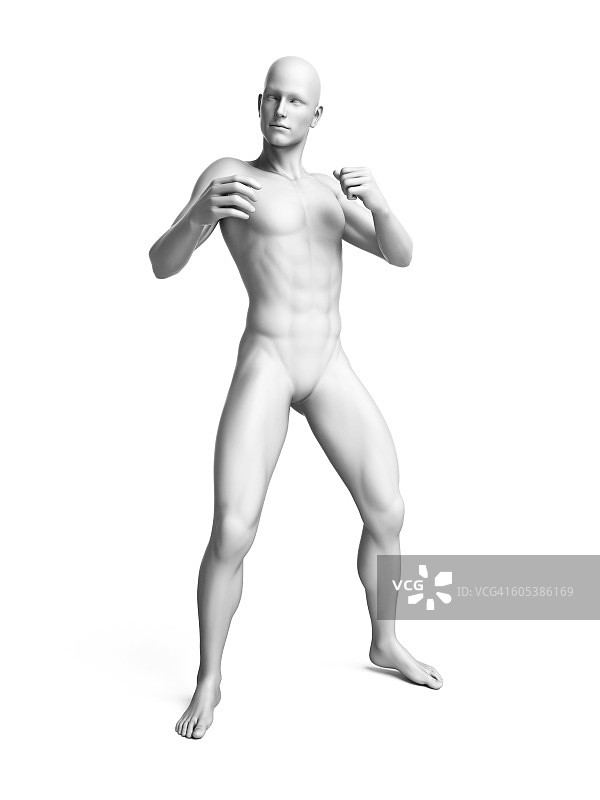 举起双臂的男人，插图图片素材