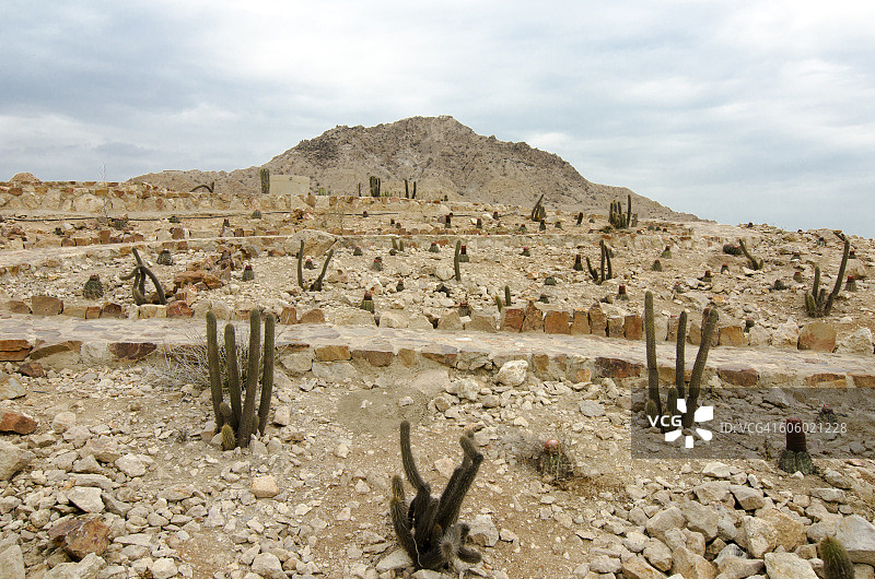 秘鲁奇克拉约附近图库梅的城市残垣断壁图片素材