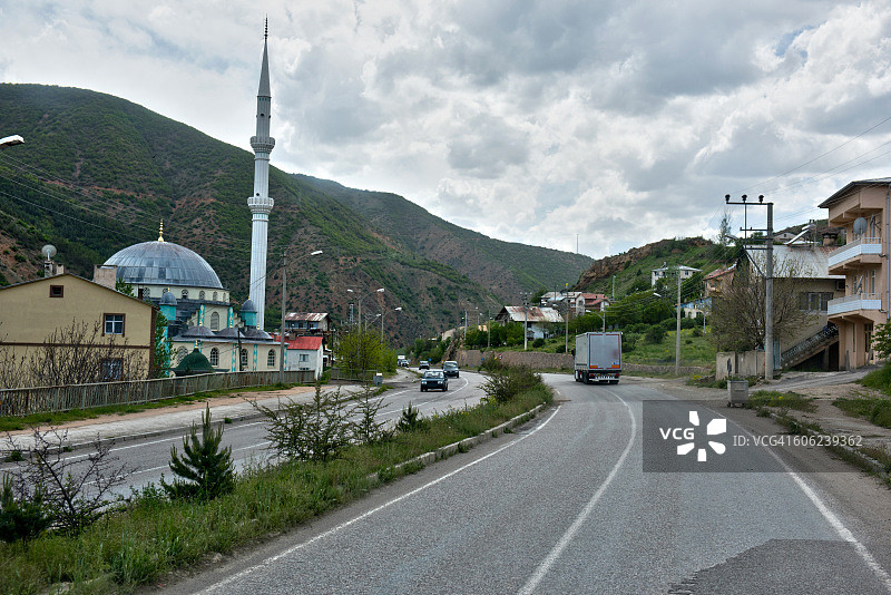 土耳其托鲁尔的道路景观图片素材