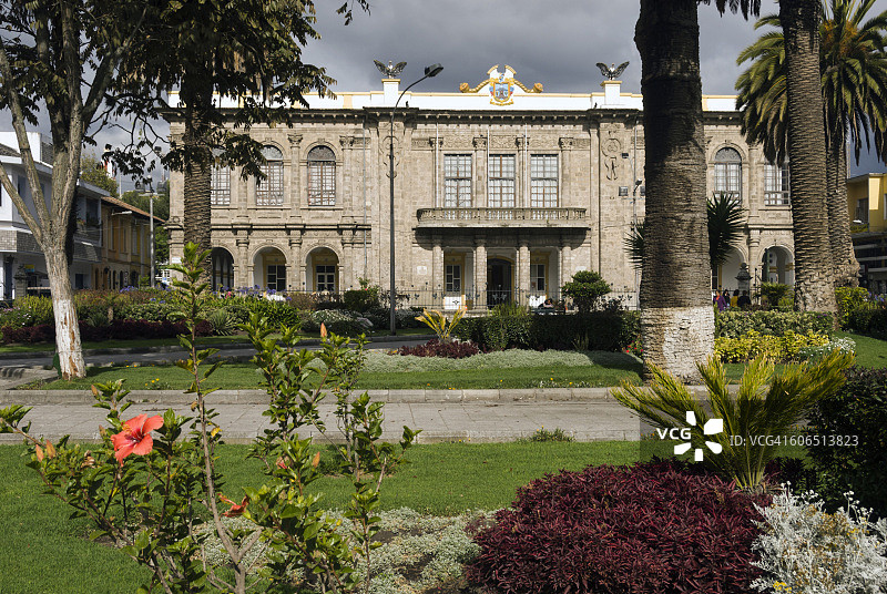 维森特·莱昂公园和市政厅图片素材