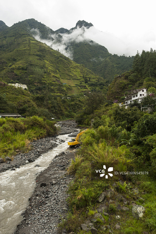 帕斯塔萨河峡谷风光图片素材
