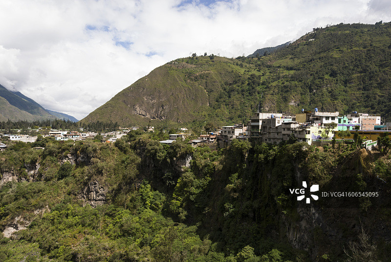 厄瓜多尔巴尼奥斯帕斯塔萨河峡谷图片素材