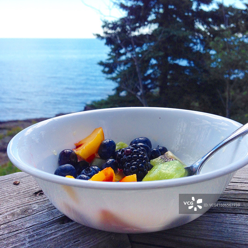 有景色的当地美食图片素材