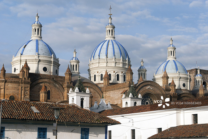 厄瓜多尔昆卡新大教堂图片素材